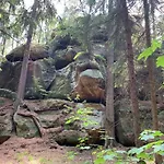 Waldferienhaus Dunja Mit Sauna- Whirlpool- Direkt Am Waldrand- Kletterfelsen By Interhome