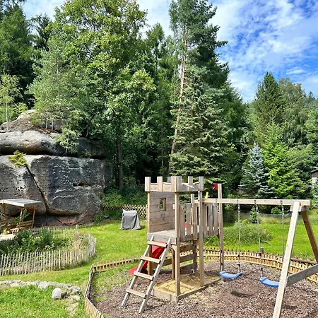 Waldferienhaus Dunja Mit Sauna- Whirlpool- Direkt Am Waldrand- Kletterfelsen By Interhome Ferienhaus *