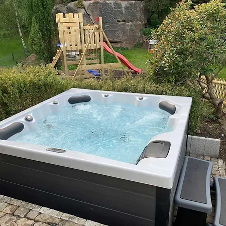 בית נופש Waldferienhaus Dunja Mit Sauna- Whirlpool- Direkt Am Waldrand- Kletterfelsen By Interhome Hain (Saxony)