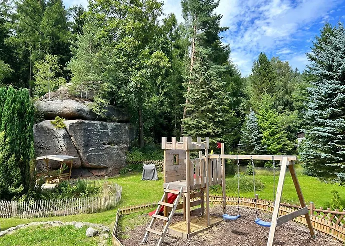 Waldferienhaus Dunja Mit Sauna- Whirlpool- Direkt Am Waldrand- Kletterfelsen By Interhome Ferienhaus *
