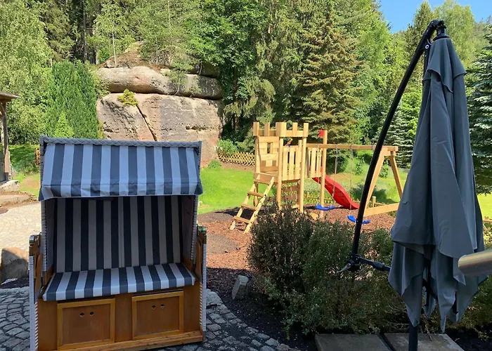 Waldferienhaus Dunja Mit Sauna- Whirlpool- Direkt Am Waldrand- Kletterfelsen By Interhome Ferienhaus *